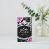 Cartes de visite chics minables de salon de clou (Debout devant)