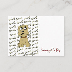 Cartes de visite, Chiens en Grooming Paws Carte de