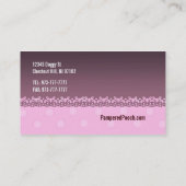 Cartes de visite choyés de cabot (Dos)