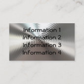 Cartes de visite circulaires de conception de (Dos)