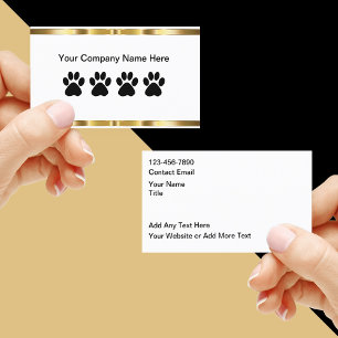 Cartes de visite classe pour services de soins pou