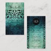 Cartes de visite classieux chics de boutique de (Devant / Derrière)