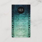 Cartes de visite classieux chics de boutique de (Dos)