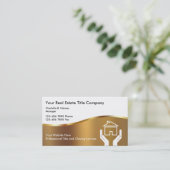 Cartes de visite classieux de société d'assurance (Debout devant)