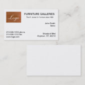 Cartes de visite Classique Logo Tangerine (Devant / Derrière)