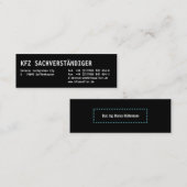 Cartes de visite Classiques (Devant / Derrière)