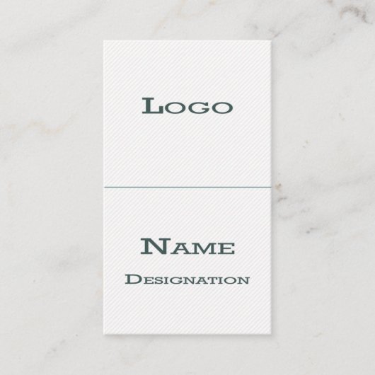 Cartes de visite classiques blancs (Devant)