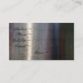 Cartes de visite classiques de l'automobile en pla (Dos)