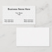 Cartes de visite classiques génériques (Devant / Derrière)