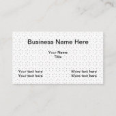 Cartes de visite classiques génériques (Devant)