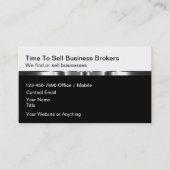 Cartes de visite Classy Business Broker (Devant)