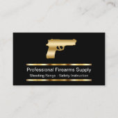 Cartes de visite Classy Firearms (Devant)