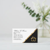 Cartes de visite Classy Home Builder (Debout devant)