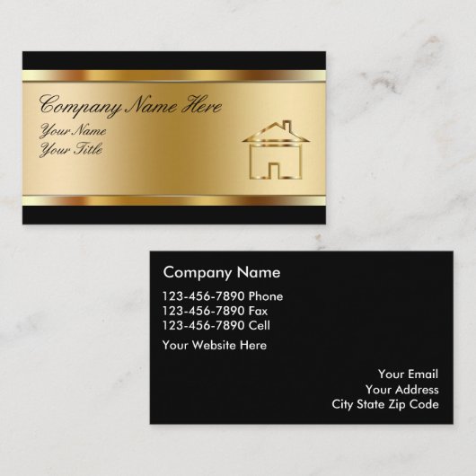 Cartes de visite Classy Immobilier (Devant / Derrière)
