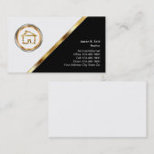 Cartes de visite Classy Realtor (Devant / Derrière)