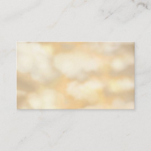 Cartes de visite Cloud Sunset Sky Lightworker (Devant)