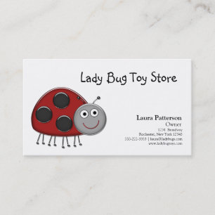 Cartes de visite coccinelle
