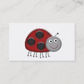Cartes de visite coccinelle (Dos)