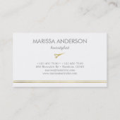 cartes de visite coiffeur, coiffeur, maquillage (Dos)