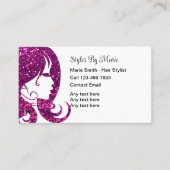 Cartes de visite coiffeurs économiques (Devant)