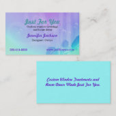 Cartes de visite colorés (Devant / Derrière)