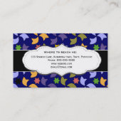 Cartes de visite colorés de motif d'Espagnol (Dos)