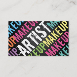 Cartes de visite colorés et audacieux de Muc