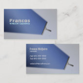 Cartes de visite commerciaux de décapant (Devant / Derrière)