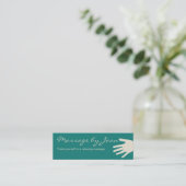 Cartes de visite compactes pour massage (Debout devant)