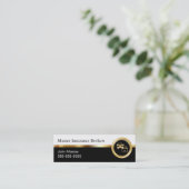 Cartes de visite compacts d'assurance (Debout devant)