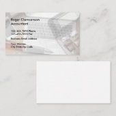 Cartes de visite comptable uniques (Devant / Derrière)