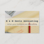 Cartes de visite comptables (Devant)