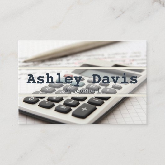 Cartes de visite comptables (Devant)