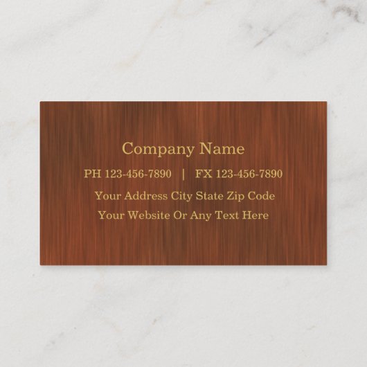 Cartes de visite comptables (Dos)