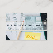 Cartes de visite comptables (Devant)