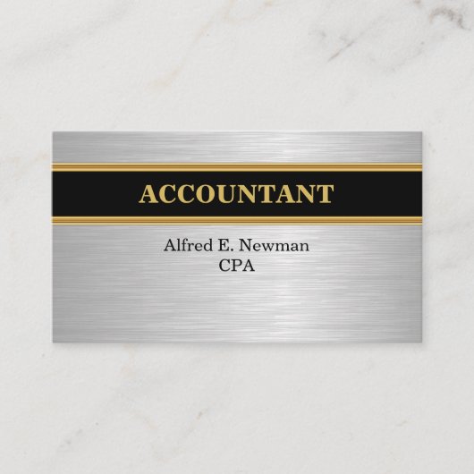 Cartes de visite comptables (Devant)