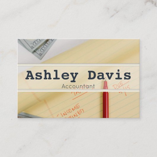 Cartes de visite comptables (Devant)