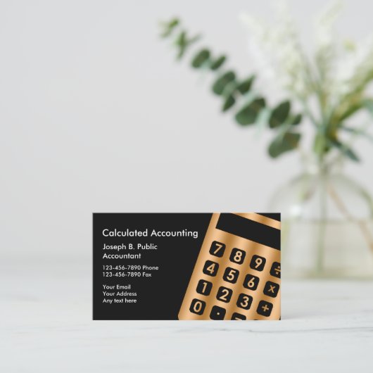 Cartes de visite comptables de classe (Debout devant)