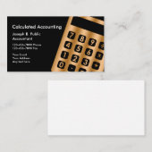 Cartes de visite comptables de classe (Devant / Derrière)