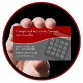 Cartes de visite comptables uniques