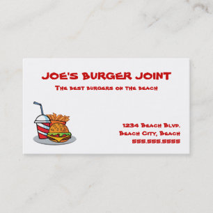 Cartes de visite conjoints Hamburger