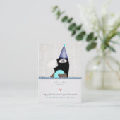 Cartes de visite Conte de fées douce Pingouin (Debout devant)