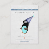 Cartes de visite Conte de fées douce Pingouin (Dos)