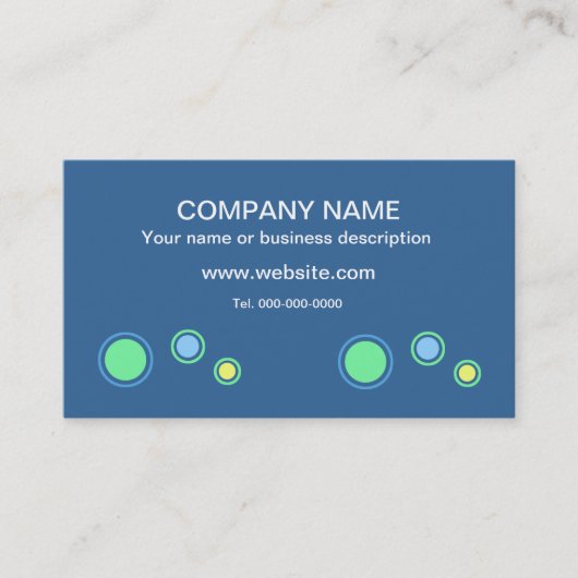 Cartes de visite contemporains (Devant)