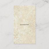 Cartes de visite contemporains de boulangerie (Dos)