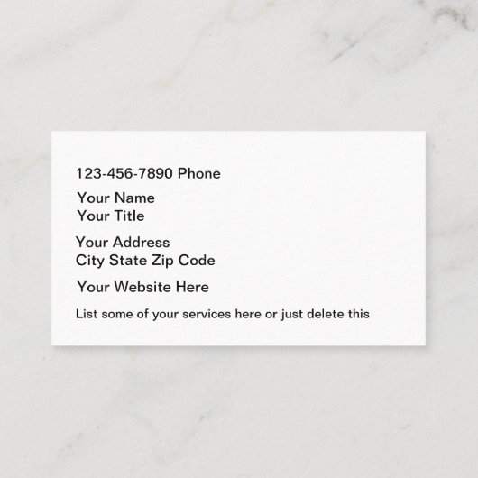 Cartes de visite Cool automobile (Dos)