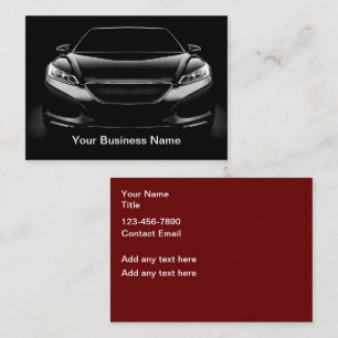Cartes de visite Cool automobile