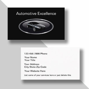 Cartes de visite Cool automobiles