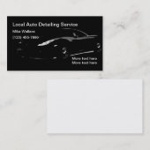 Cartes de visite Cool de l'automobile (Devant / Derrière)