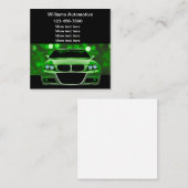 Cartes de visite cool de l'industrie automobile (Devant / Derrière)